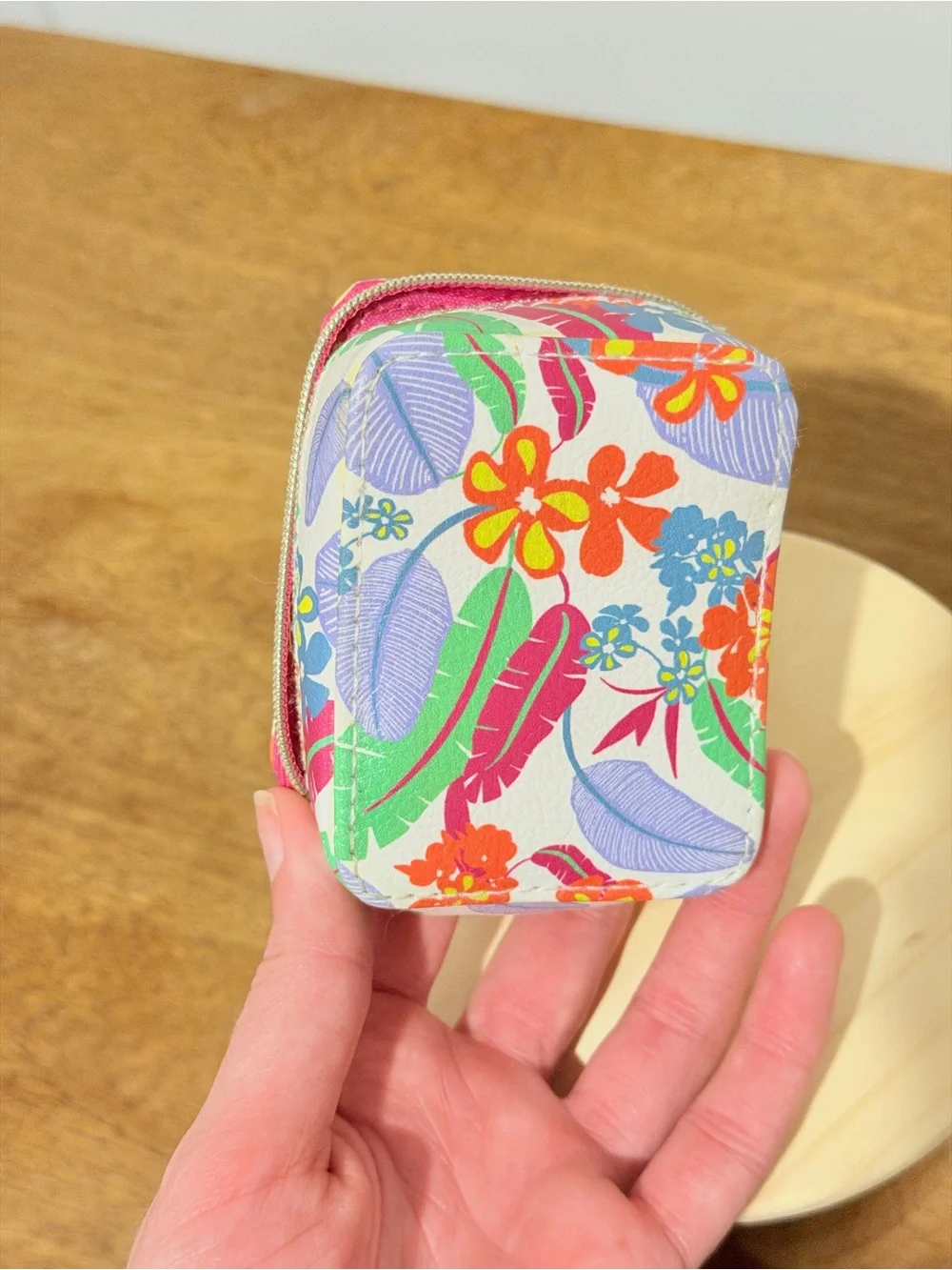 Floral Travel Pill Case Weekly Pill Organizer NWOT